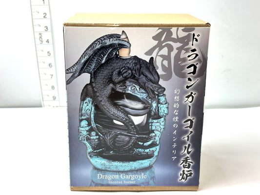 ドラゴンガーゴイル香炉 幻想的な煙のインテリア お香 2/16 本棚
