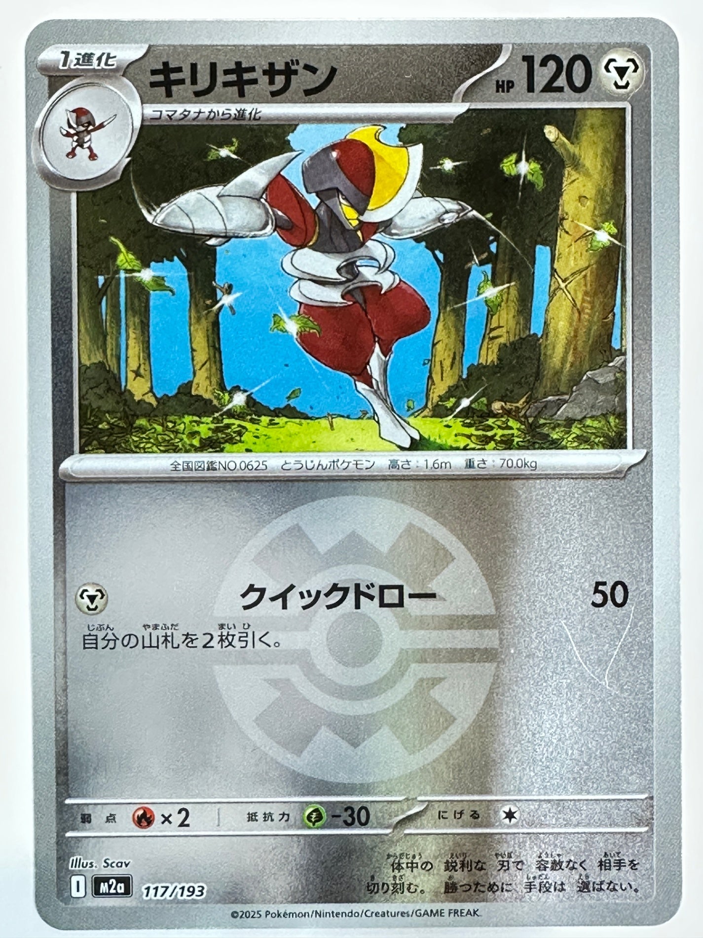 117/193 ミラー)キリキザン(ボール柄)