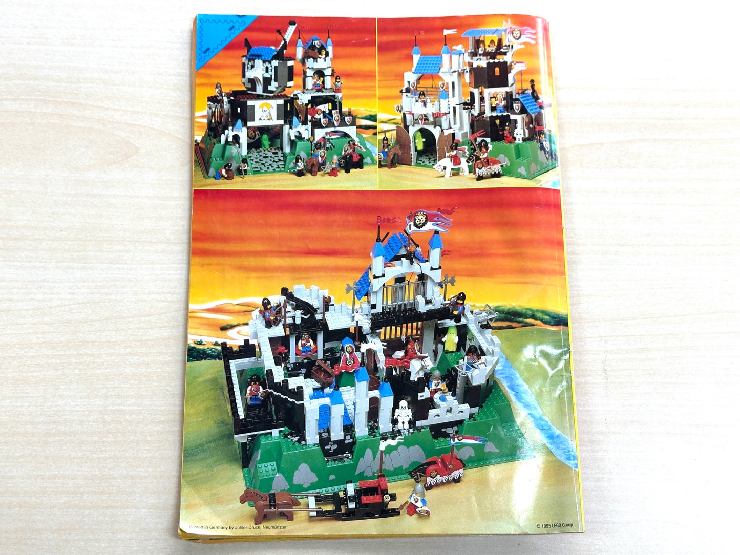 ジャンク 未検品 レゴシステム LEGO SYSTEM 6090 ロイヤルキング城 1995年 ミニフィグ 8/27