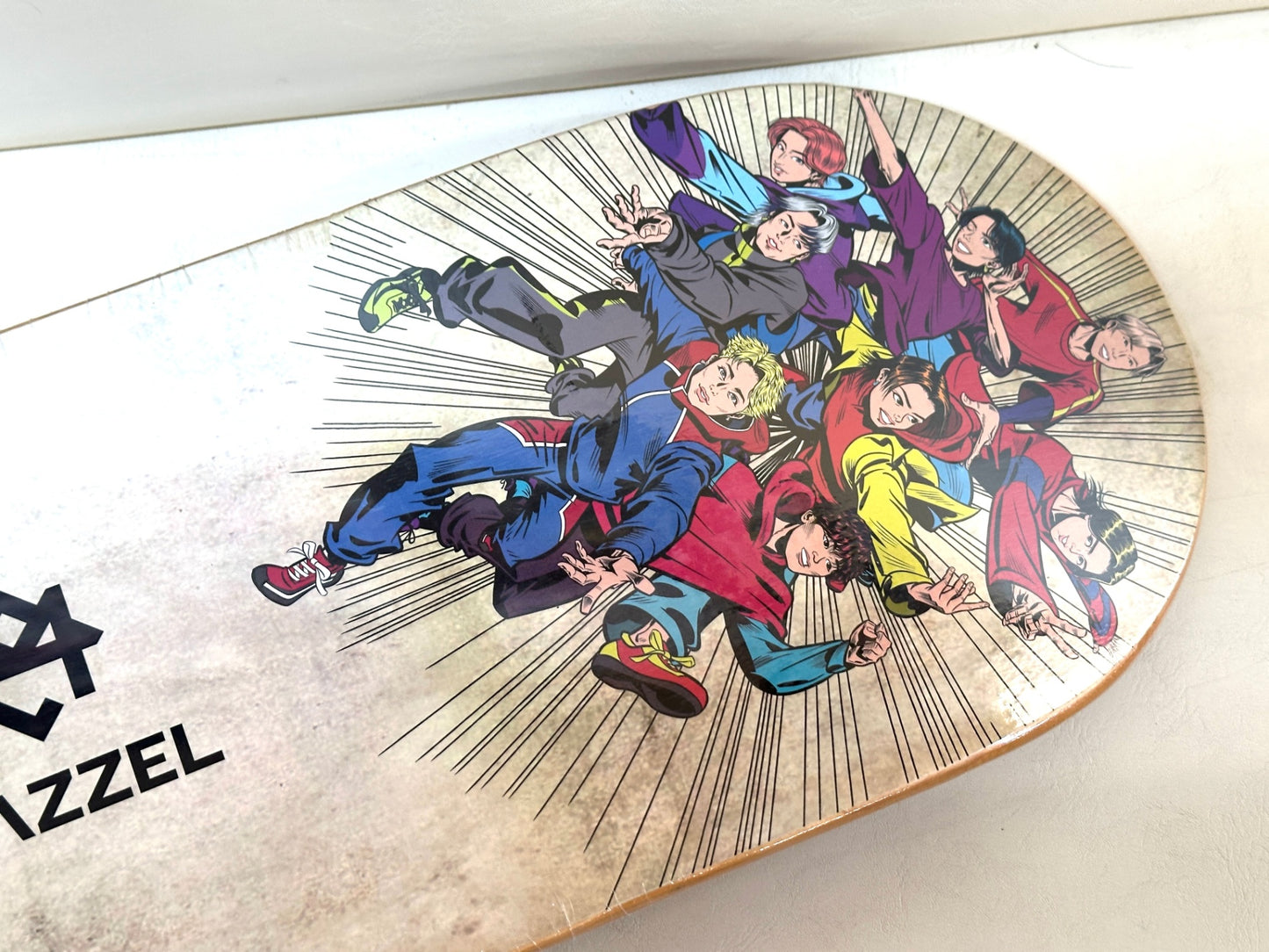 未使用 Happyくじ MARVEL MAZZEL ラスト賞 スケートボードデッキ 約W200mm×H800mm 12/13